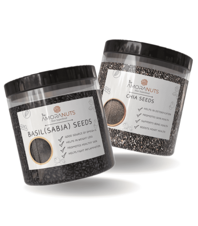 Basil Seeds & Chia Seeds Combo