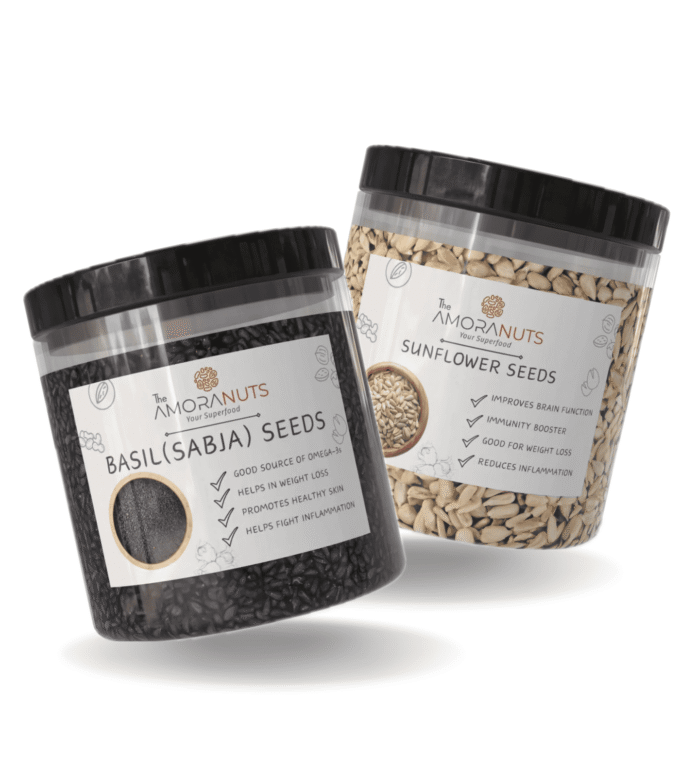 Basil Seeds & Sunflower Seeds Combo