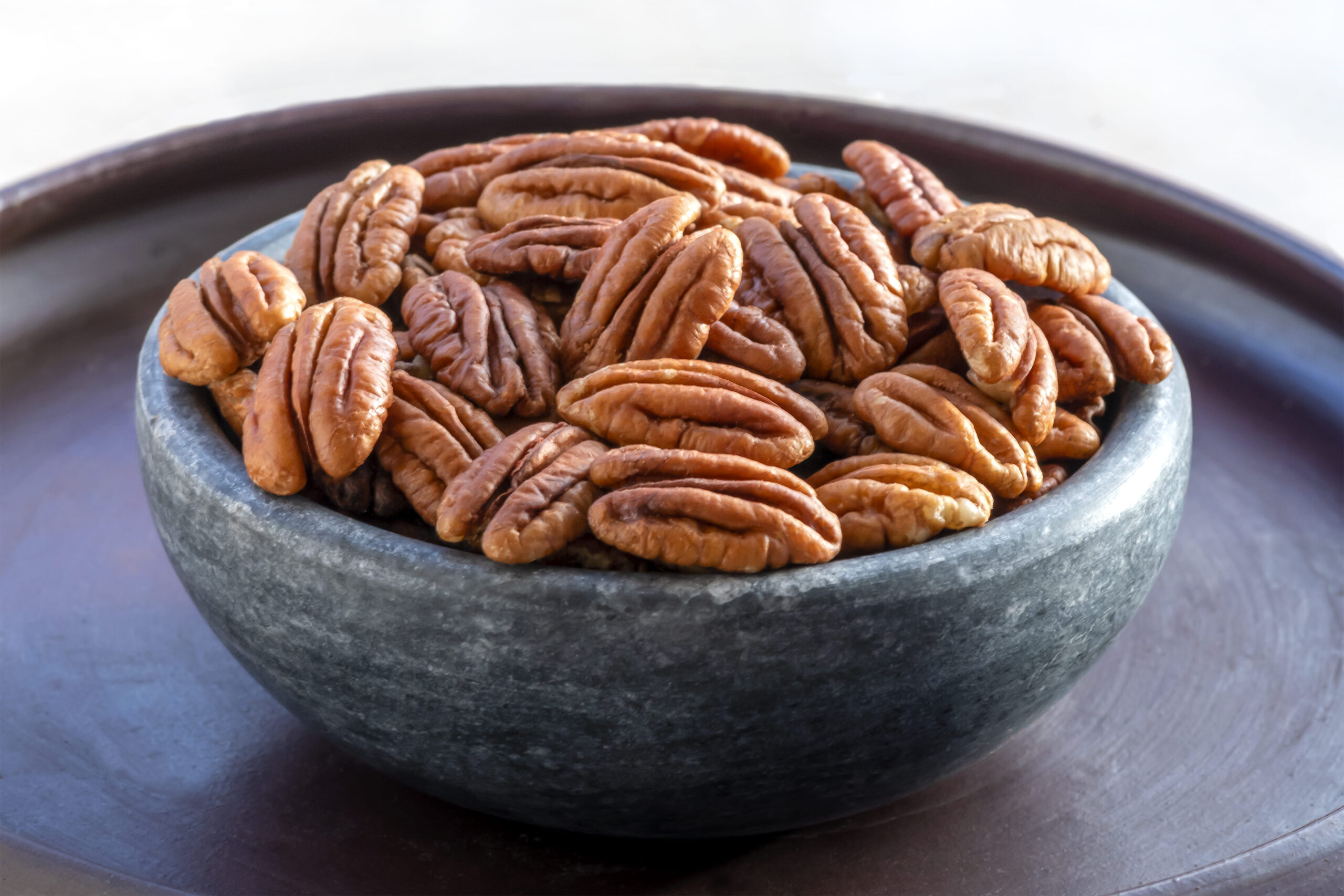 Natural pecan nuts dry fruit packed with nutrients and energy